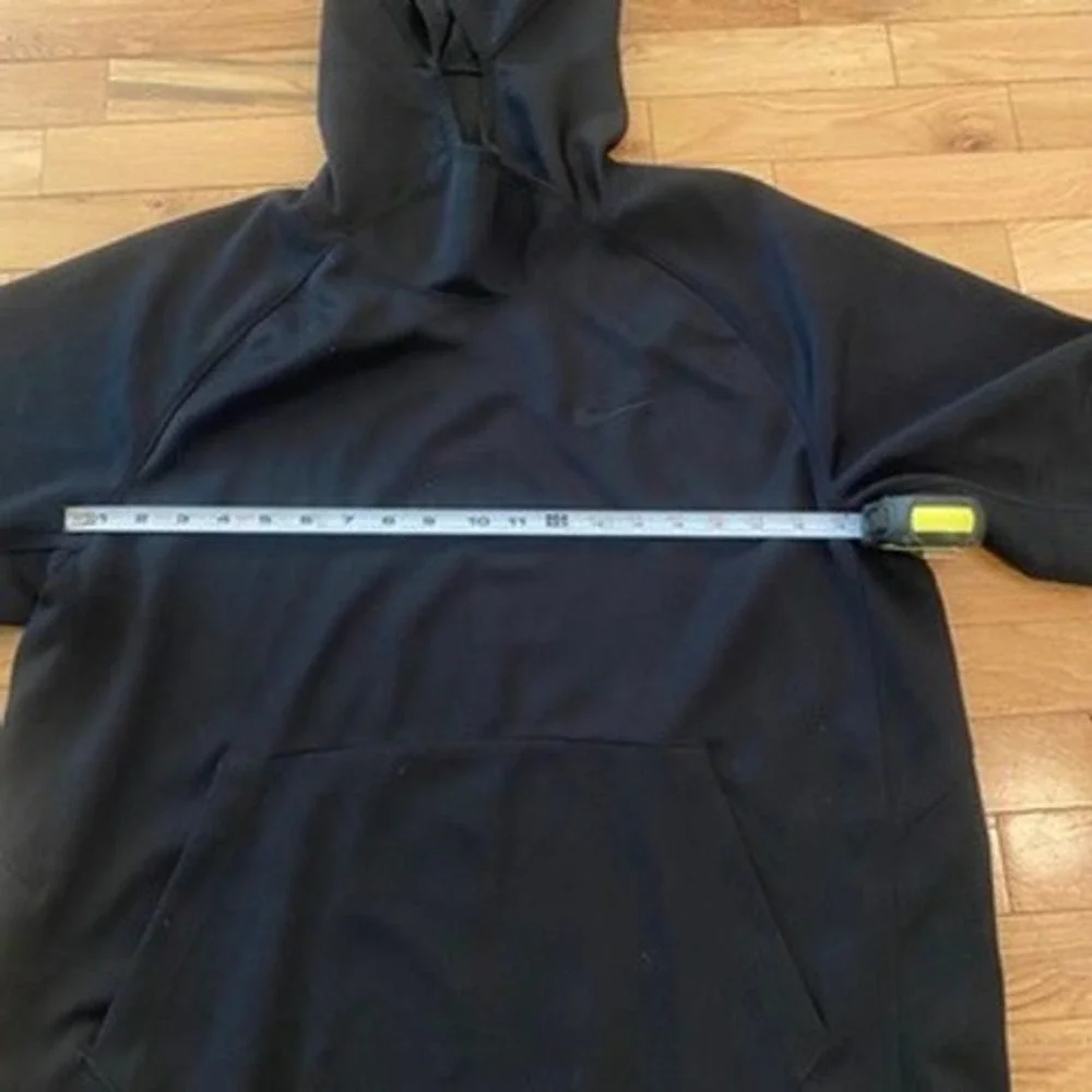 Nike Dri-FIT Mens Black Short Sleeve Hoodie Pullover Activewear Large